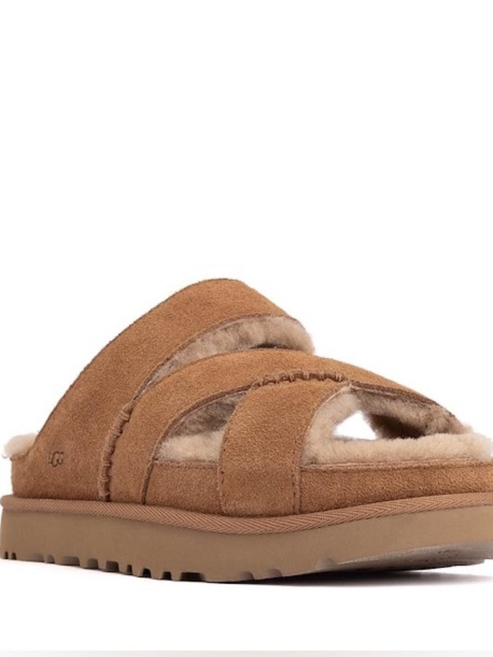 UGG® women's Greenport Cross Strap Open Toe Slide Sandals